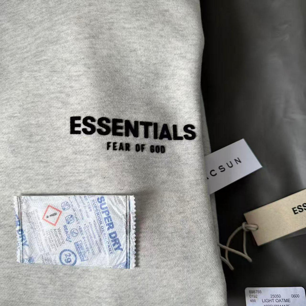 ESSENTIALS HOODIE (white oatmeal)