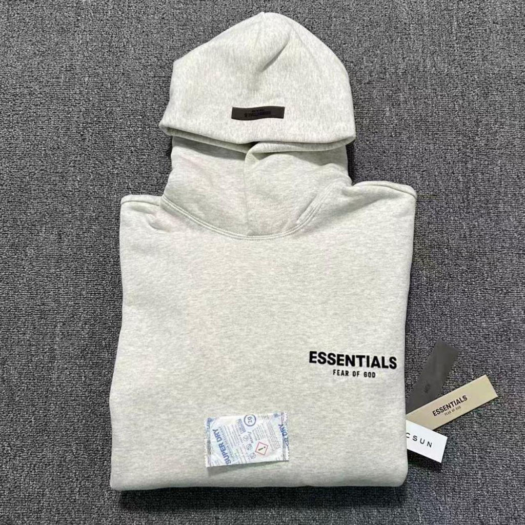 ESSENTIALS HOODIE (white oatmeal)