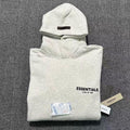 ESSENTIALS HOODIE (white oatmeal)