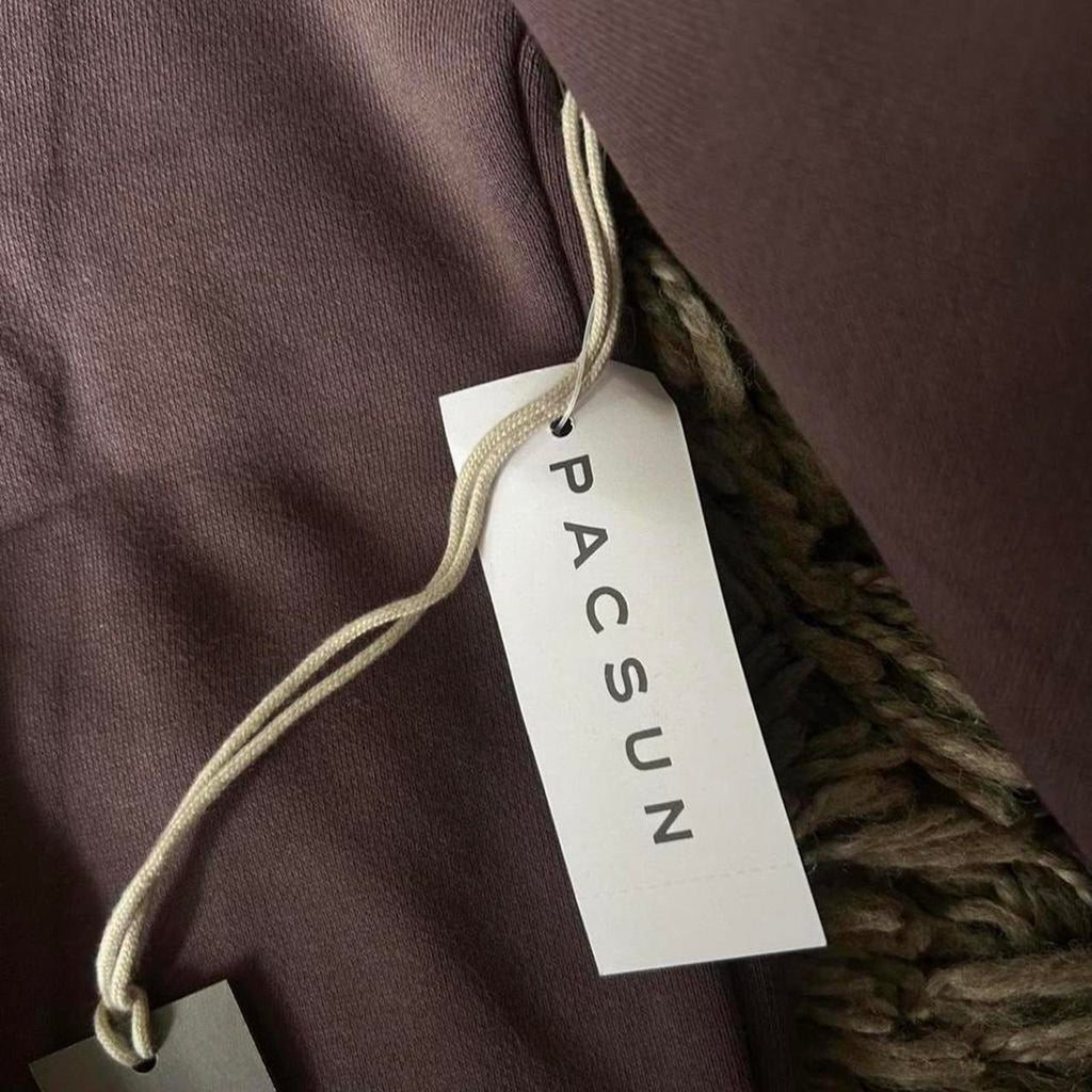 ESSENTIALS HOODIE (purple and brown)