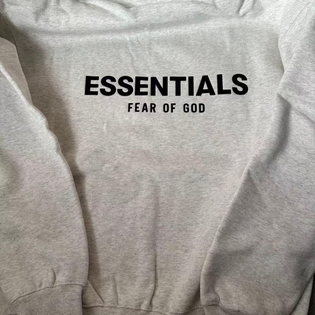 ESSENTIALS HOODIE (white oatmeal)