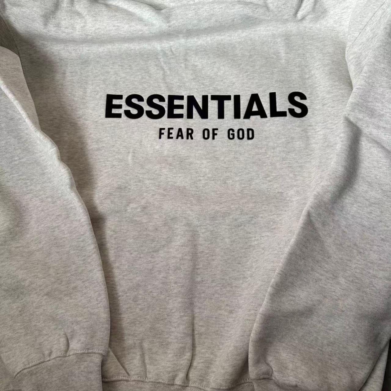 ESSENTIALS HOODIE (white oatmeal)
