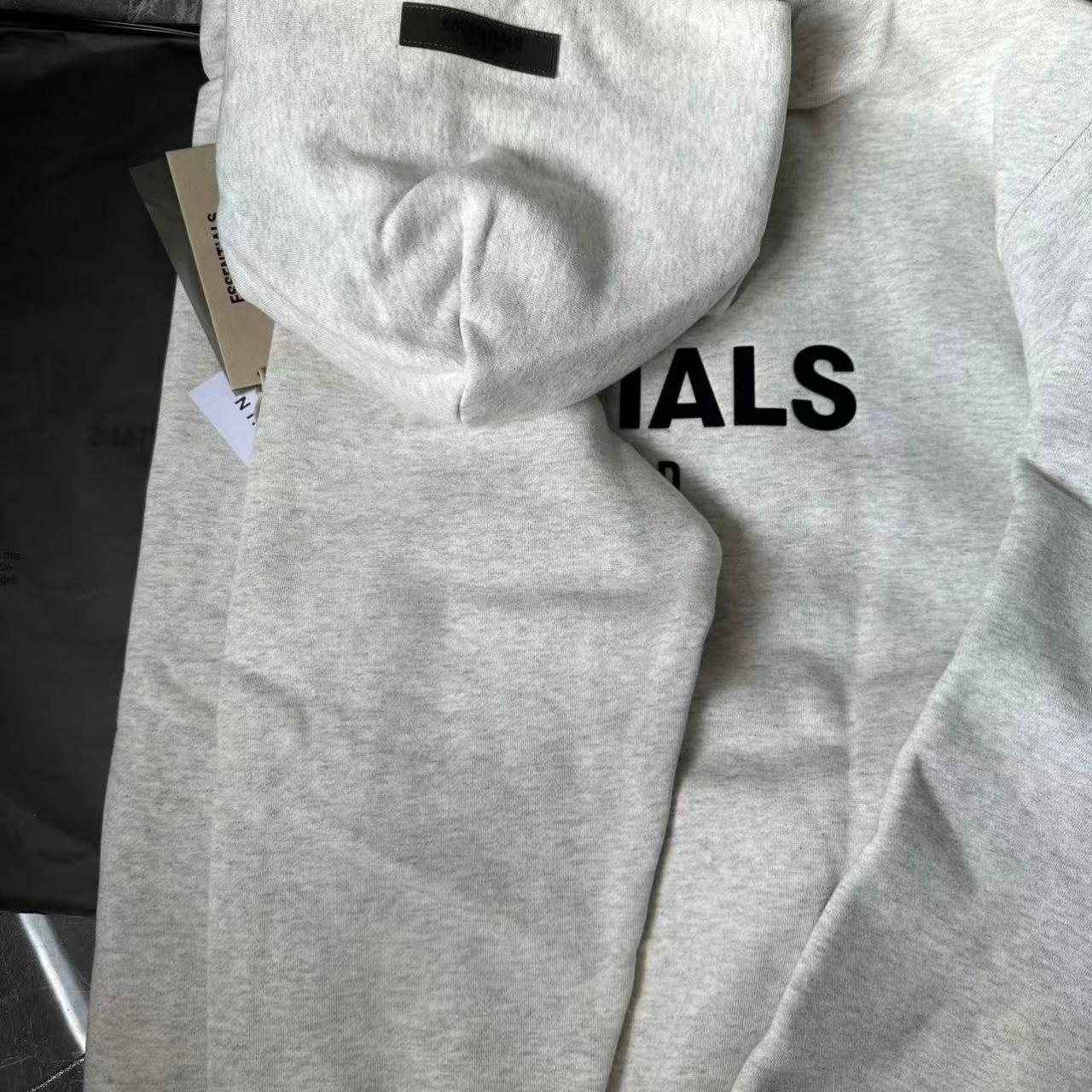 ESSENTIALS HOODIE (white oatmeal)